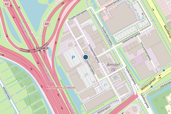 Politie-melding op Sijsjesbergweg, Amsterdam op 16 juli, kaart-overzicht