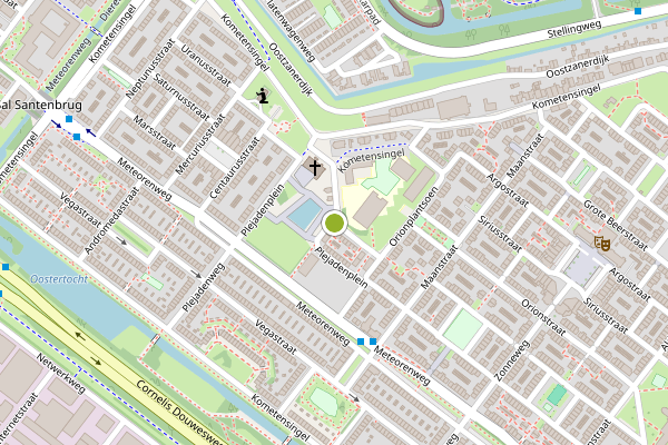 Ambulance-melding op Orionplantsoen, Amsterdam op 16 juli, kaart-overzicht