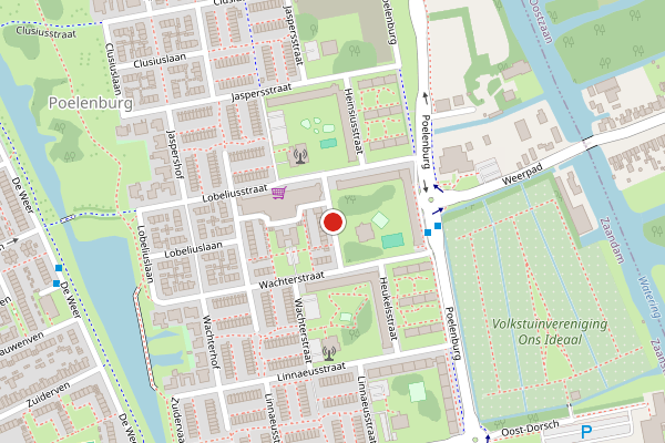 Brandweer-melding op Abraham Kloosstraat, Zaandam op 16 juli, kaart-overzicht