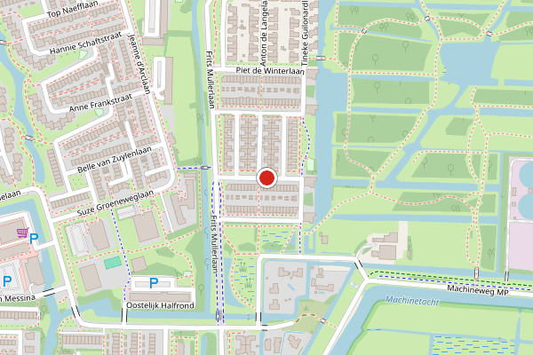 Brandweer-melding op Riek Blokland-Paterlaan, Amstelveen op 17 juli, kaart-overzicht