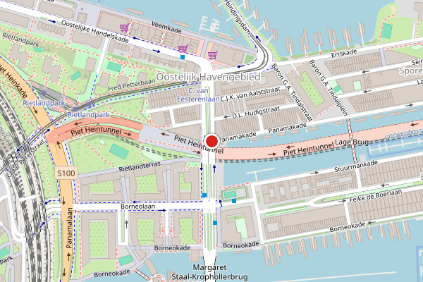Brandweer-melding op C. van Eesterenlaan, Amsterdam op 17 juli, kaart-overzicht