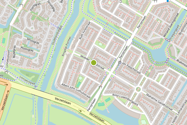 Ambulance-melding op Moeder Teresastraat, Purmerend op 17 juli, kaart-overzicht
