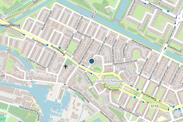 Politie-melding op Nieuwe Schermerstraat, Amsterdam op 17 juli, kaart-overzicht