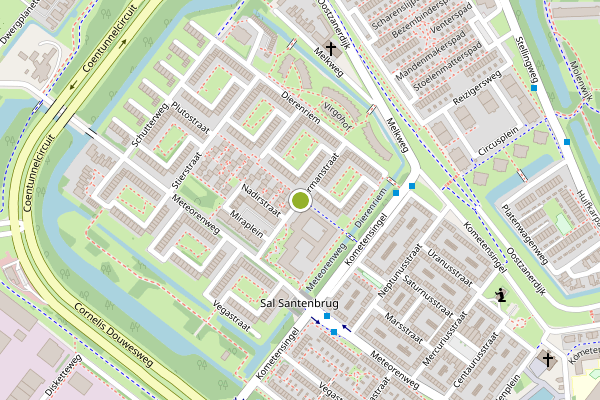 Ambulance-melding op Watermanstraat, Amsterdam op 17 juli, kaart-overzicht