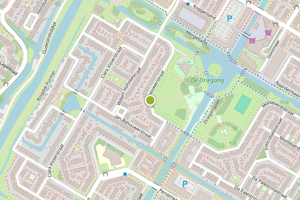 Ambulance-melding op Jan Bijhouwerstraat, Purmerend op 17 juli, kaart-overzicht