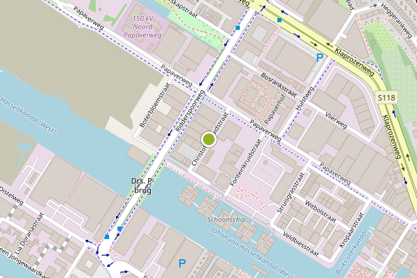 Ambulance-melding op Christoffelkruidstraat, Amsterdam op 17 juli, kaart-overzicht