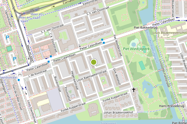 Ambulance-melding op Colnot en Poonshof, Amsterdam op 18 juli, kaart-overzicht