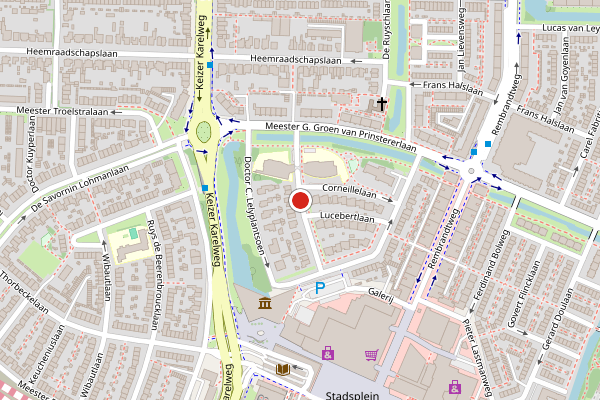 Brandweer-melding op Mr. P.J.M. Aalberselaan, Amstelveen op 18 juli, kaart-overzicht