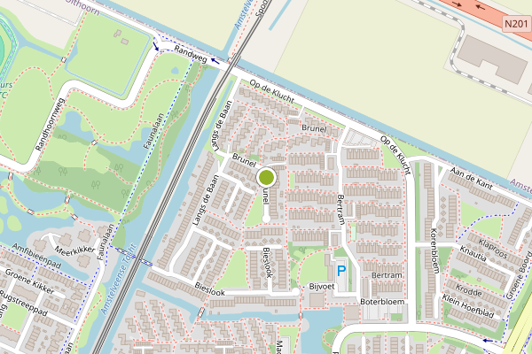 Ambulance-melding op Brunel, Uithoorn op 18 juli, kaart-overzicht