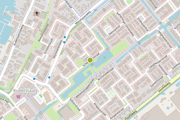 Ambulance-melding op Schweitzerstraat, Kudelstaart op 10 mei, kaart-overzicht