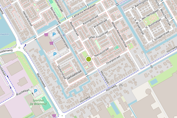 Ambulance-melding op Beatrixstraat, Aalsmeer op 10 mei, kaart-overzicht