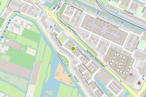 Ambulance-melding op Cartografielaan, Uithoorn op 10 mei, kaart-overzicht