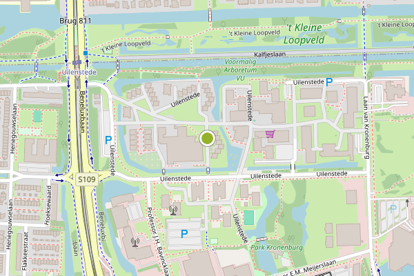 Ambulance-melding op Uilenstede, Amstelveen op 19 juli, kaart-overzicht