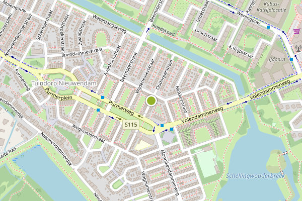 Ambulance-melding op Oudorperstraat, Amsterdam op 19 juli, kaart-overzicht
