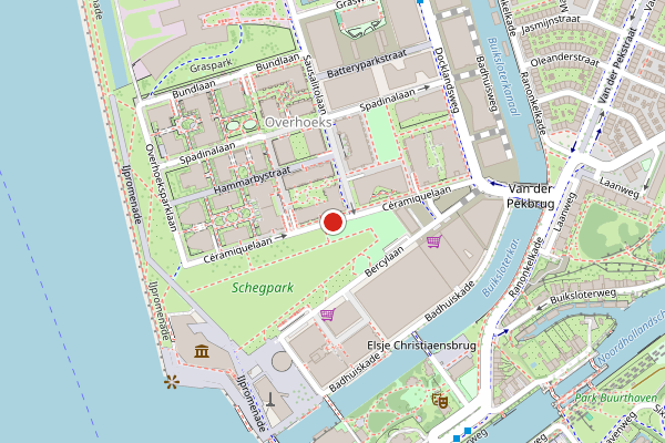 Brandweer-melding op Ceramiquelaan, Amsterdam op 19 juli, kaart-overzicht