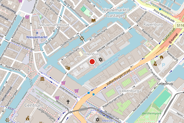 Brandweer-melding op Uilenburgerwerf, Amsterdam op 19 juli, kaart-overzicht