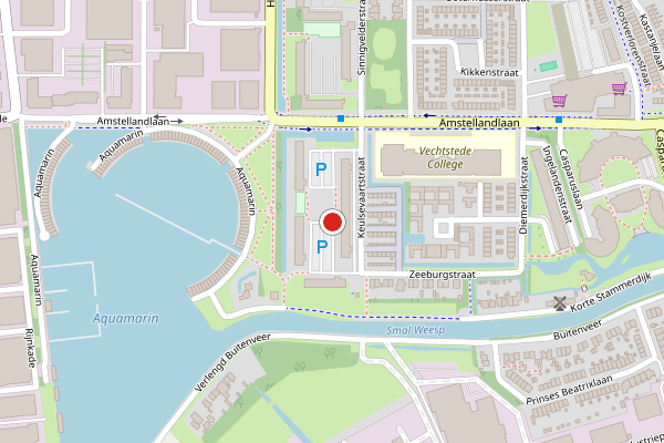 Brandweer-melding op Keulsevaartstraat, Weesp op 19 juli, kaart-overzicht