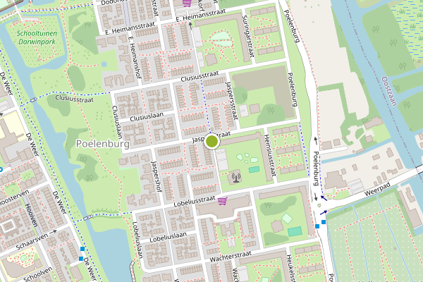 Ambulance-melding op Jaspersstraat, Zaandam op 19 juli, kaart-overzicht