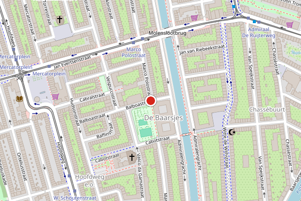 Brandweer-melding op Marco Polostraat, Amsterdam op 19 juli, kaart-overzicht