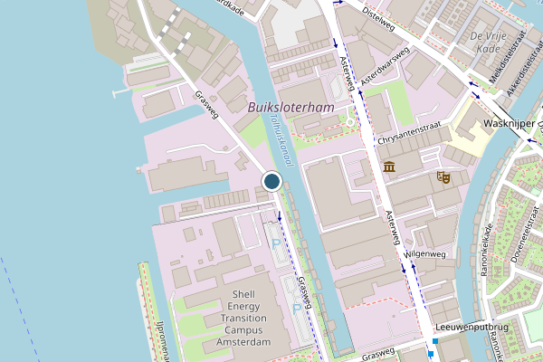 Politie-melding op Grasweg, Amsterdam op 19 juli, kaart-overzicht