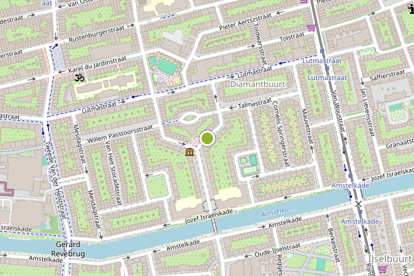 Ambulance-melding op Burgemeester Tellegenstraat, Amsterdam op 19 juli, kaart-overzicht