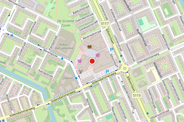 Brandweer-melding op Waterlandplein, Amsterdam op 19 juli, kaart-overzicht
