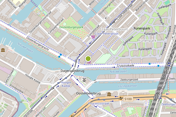 Ambulance-melding op Cornelis Vermuydenstraat, Amsterdam op 20 juli, kaart-overzicht
