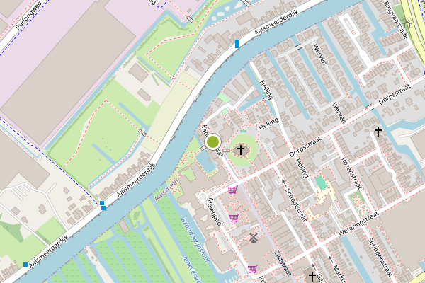 Ambulance-melding op Kanaalstraat, Aalsmeer op 20 juli, kaart-overzicht