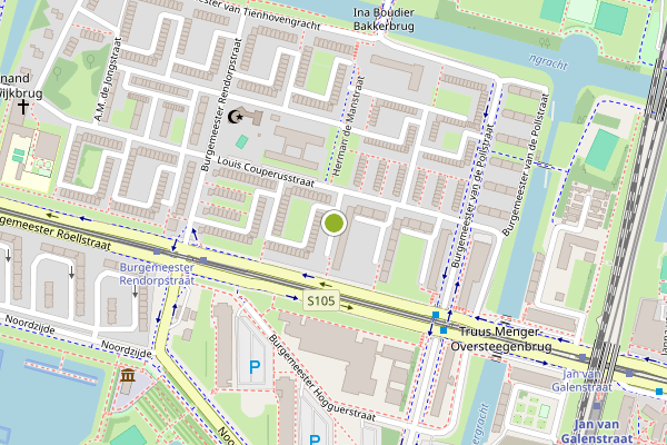 Ambulance-melding op Herman Robbersstraat, Amsterdam op 20 juli, kaart-overzicht