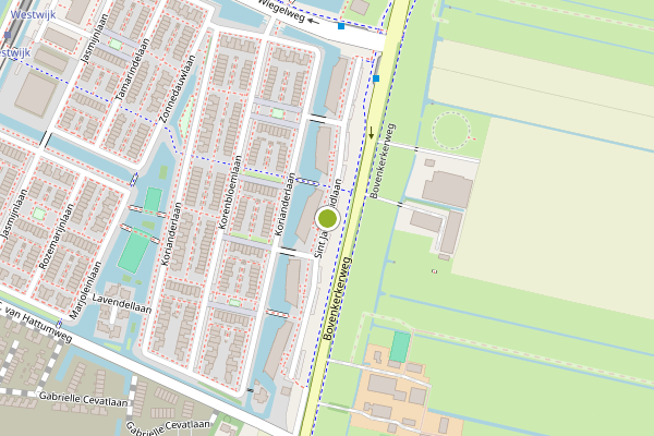 Ambulance-melding op Sint Janskruidlaan, Amstelveen op 11 mei, kaart-overzicht