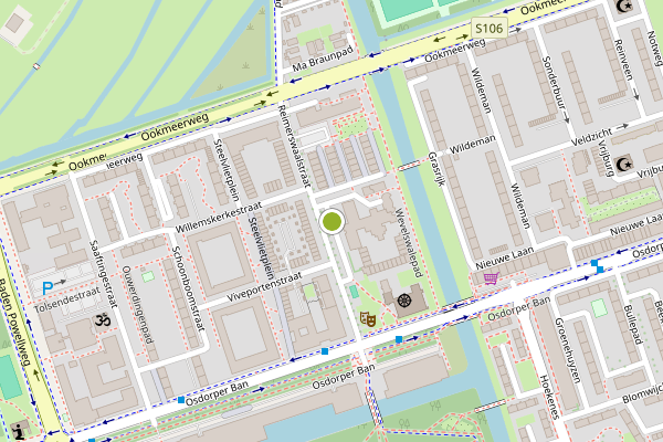 Ambulance-melding op Reimerswaalstraat, Amsterdam op 20 juli, kaart-overzicht