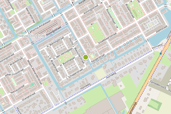 Ambulance-melding op Dr. J. Wasscherstraat, Aalsmeer op 11 mei, kaart-overzicht