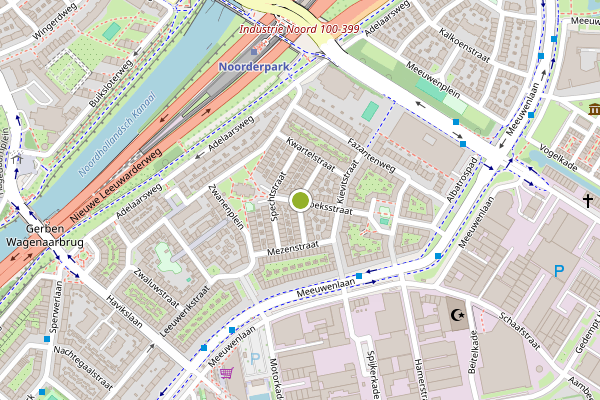 Ambulance-melding op Kanariestraat, Amsterdam op 20 juli, kaart-overzicht
