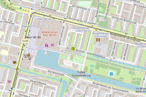 Ambulance-melding op Jan de Jonghstraat, Amsterdam op 20 juli, kaart-overzicht