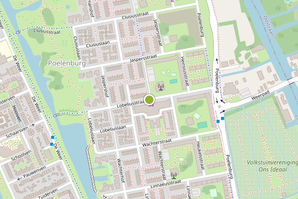Ambulance-melding op Lobeliusstraat, Zaandam op 11 mei, kaart-overzicht