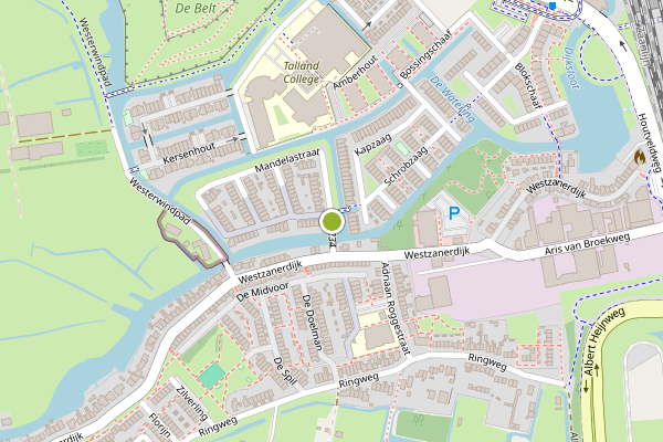 Ambulance-melding op Mandelastraat, Zaandam op 11 mei, kaart-overzicht