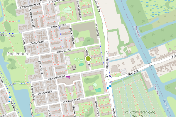 Ambulance-melding op Heinsiusstraat, Zaandam op 10 mei, kaart-overzicht