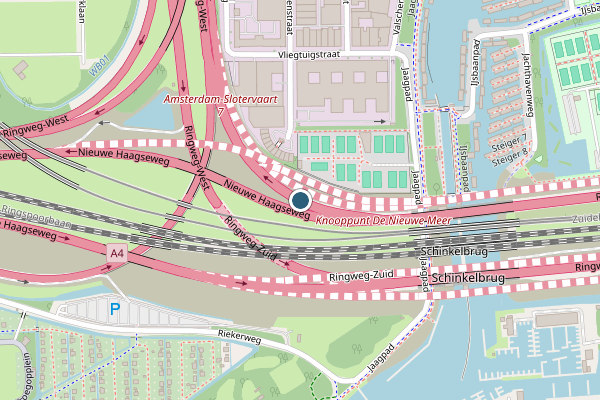 Politie-melding op A10 Ringweg-Zuid, Amsterdam op 11 mei, kaart-overzicht