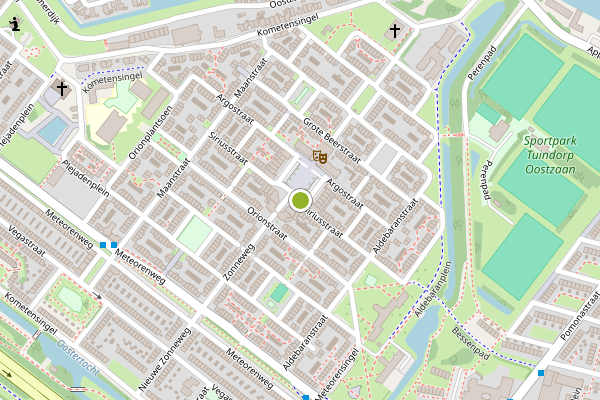 Ambulance-melding op Siriusstraat, Amsterdam op 21 juli, kaart-overzicht
