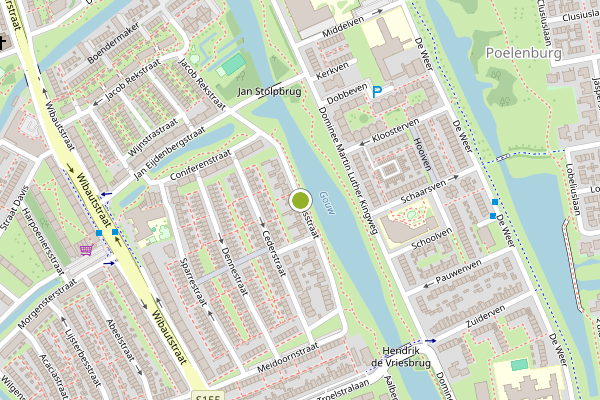 Ambulance-melding op Taxusstraat, Zaandam op 21 juli, kaart-overzicht