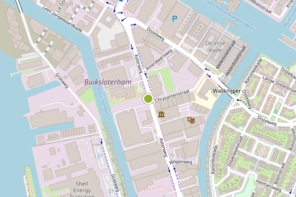 Ambulance-melding op Asterweg, Amsterdam op 21 juli, kaart-overzicht