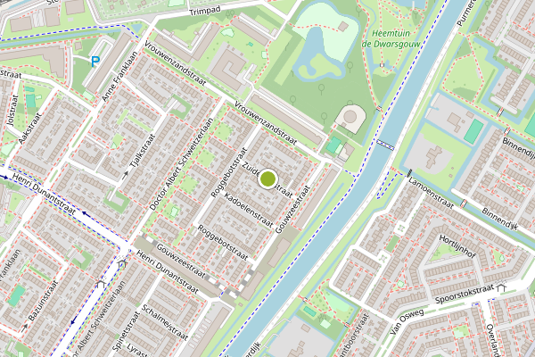 Ambulance-melding op Zuiderzeestraat, Purmerend op 22 juli, kaart-overzicht