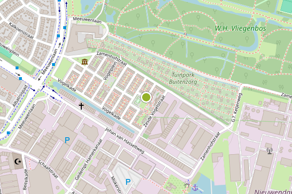 Ambulance-melding op Vijfde Vogelstraat, Amsterdam op 22 juli, kaart-overzicht