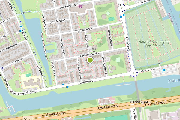 Ambulance-melding op Linnaeusstraat, Zaandam op 22 juli, kaart-overzicht