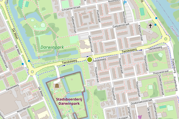 Ambulance-melding op Twiskeweg, Zaandam op 22 juli, kaart-overzicht