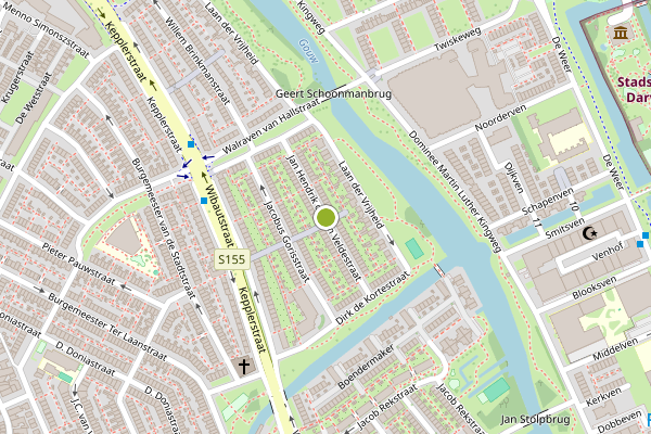 Ambulance-melding op Jan Hendrik op den Veldestraat, Zaandam op 12 mei, kaart-overzicht