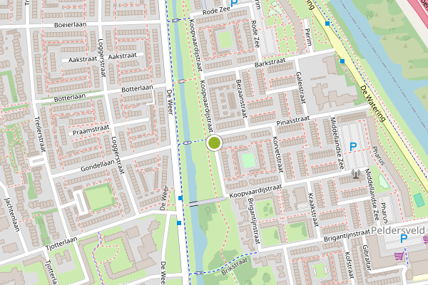 Ambulance-melding op Koopvaardijstraat, Zaandam op 22 juli, kaart-overzicht