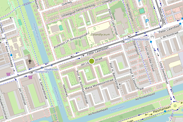 Ambulance-melding op Jan Ligthartstraat, Amsterdam op 23 juli, kaart-overzicht