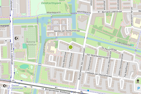 Ambulance-melding op Jan van Boendalestraat, Amsterdam op 23 juli, kaart-overzicht