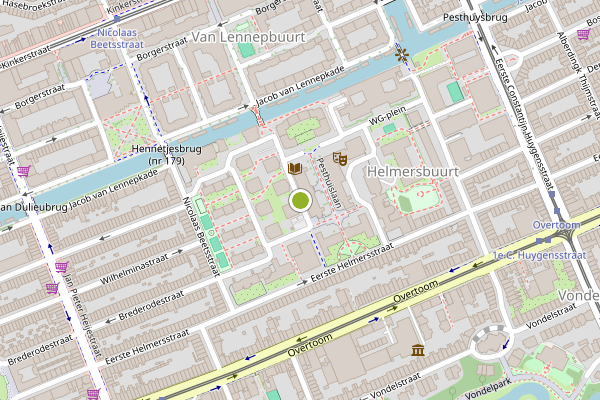 Ambulance-melding op Anna Spenglerstraat, Amsterdam op 23 juli, kaart-overzicht